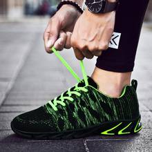 Размера плюс кроссовки для бега с подушкой, мужские треккинговые кроссовки, спортивная обувь для мужчин, черные, зеленые GME-1249 для фитнеса на плоской подошве 2024 - купить недорого