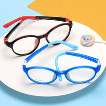 Elbru Anti blue Light Kids Glasses Candy Color Children Optical Glasses Boy Girls Square Computer Eyeglasses Soft Frame Eyewears 2024 - buy cheap