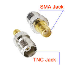 1Pcs TNC to SMA Jack RF Coaxial Antenna Connector TNC Female to SMA Female Jack Straight Pin F/F Coax Jack Converter Adapter 2024 - buy cheap