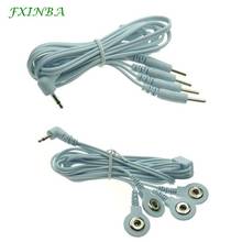 FXINBA-Línea de conversión de hebilla de Pin de 4 cabezales, Cable de descarga eléctrica, masajeador de terapia, accesorios, Juguetes sexuales de electroestimulación 2024 - compra barato