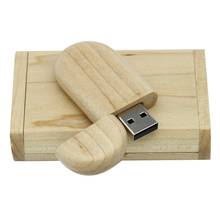Hotsale Wooden 8GB 16GB 32GB USB Flash Drive 64GB 128GB 512GB Pen Drives Maple Wood+Box Pendrive Pendriver Usb 3.0 Stick Gift 2024 - buy cheap