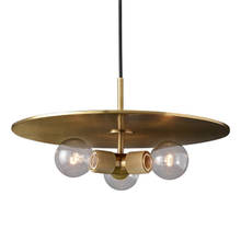 Lâmpada de led edison e27 g80, candelabro suspenso com iluminação dourada/preta/prateada, metal e vidro 2024 - compre barato