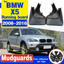 Car Mud Flaps Fender Splash Guards Mudguards Mudflaps For BMW X5 2008-2016 With Running board Car Front Rear wheel Accessories 2024 - buy cheap