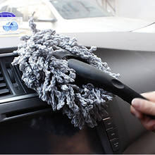 Toalla de microfibra para limpieza de interior de coche, de detalles para limpieza exterior minicepillo, desmontable, 30cm 2024 - compra barato