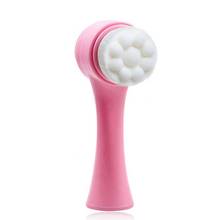 Double-sided Silicone Facial Cleanser Wash Brush Soft Mild Fiber Face Cleaning Washing Tool Skin Care Tool 2024 - buy cheap