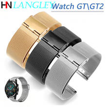 Milanese Watch Band for Huawei GT 2 0.4 Mesh Strap Stainless Steel Bracelet Watch 2 Pro Magic 20mm 22mm 24mm 10/12/14/16/18 mm 2024 - buy cheap