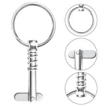 Boat Bimini Top Quick Release Pin 1/4" with Pull Ring 316 Marine Stainless Steel Stainless Steel Quick Release Pin 2024 - buy cheap