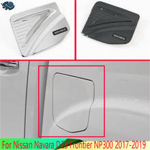 For Nissan Navara D23 Frontier NP300 2017-2019 ABS Chrome fuel tank cap cover car-styling trim oil fuel cap protective 2024 - buy cheap