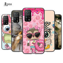 Lovely Animal Owl Silicone Cover For Xiaomi Mi Note 11 10T 10 9 9T SE 8 Lite Pro Ultra 5G Phone Case Shell 2024 - buy cheap