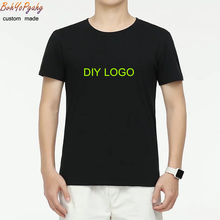 Design your own printed brand logo pictures Customize men's and women's T-shirts and large-size casual T-shirts Custom clothing 2024 - купить недорого