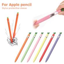 Cute Silicone Stylus Pen Cover For Apple Pencil 2 1 2nd Generation Case Compatible For iPad Tablet Touch Stylus Protective Pouch 2024 - buy cheap