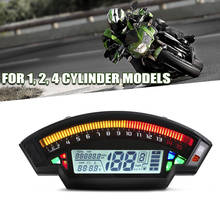 Odómetro con retroiluminación para moto, velocímetro Digital TFT LCD, 14000RPM, 6 engranajes, 199 km/h, para 1,2,4 cilindros 2024 - compra barato