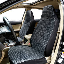 Capas coloridas para assento dianteiro knalda, revestimento universal de pelúcia curto para bmw ford 1 peça 2024 - compre barato