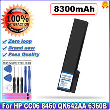 8300mAh Laptop Battery For HP CC06 8460 QK642AA For ProBook 6360t Mobile Thin Client 6360b 6460b 6475b 6470b 6560b 6565b 6570b 2024 - buy cheap