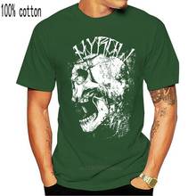 Мужская черная футболка Hyraw в стиле панк с коротким рукавом 2024 - купить недорого