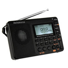 Retekess Radio FM/AM/SW Multiband Radio Receiver REC Recorder Bass Sound MP3 Player Speakers with Sleep Timer 2024 - buy cheap