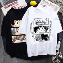 Camiseta de My Hero Academia para hombre, camisa de Anime japonés, Kawaii, Todoroki, Dabi, Harajuku, Unisex 2024 - compra barato