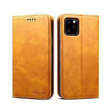 Couro de Bezerro de luxo Case para IPhone XS Max XR X 7 8 6 s Além de Bolso Cartão da Carteira Bolsa de Luxo fique Tampa Flip Caso para IPhone XS 2024 - compre barato