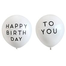 10Pcs/lot Happy To You Latex Balloons Confetti Toy Balloons Birthday Party Decorations Kids Xmas New Year Globos baby shower 2024 - buy cheap