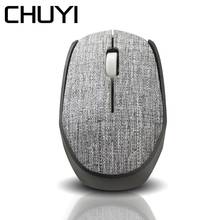 2.4G Wireless Mouse With Canvas Fabric Cover Ergonomic Mini Mause 1600 DPI Optical Computer Portable Mice For Laptop PC Notebook 2024 - buy cheap