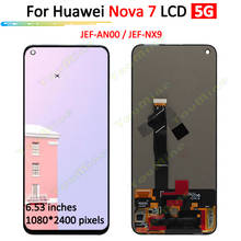 Оригинальный ЖК-дисплей для Huawei Nova 7 5G, JEF-AN00, JEF-NX9, сенсорный экран, дигитайзер в сборе для Honor 30, ЖК-дисплей 2024 - купить недорого