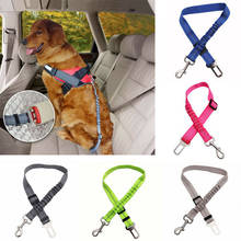 Pet Dog Cat Safety Car Seat Belt  Animals Adjustable Harness Lead Leash Small Medium French Bulldog Travel Traction Collar Clip 2024 - buy cheap