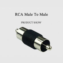 Adaptador de Audio y vídeo para amplificador de potencia de altavoz, 3 piezas RCA a RCA 2RCA 3RCA macho hembra 2024 - compra barato