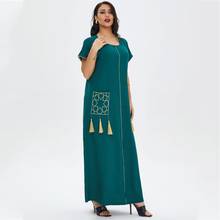 Vestido muçulmano abaya africano, vestidos para mulheres 2021 áfrica, roupas longas de alta qualidade fashion africano, maxi vestido para mulher 2024 - compre barato