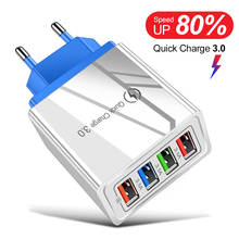 18W Quick Charging QC 3.0 Smart Fast 4 USB Wall Charger For Redmi Note 8T 8 7 6 Pro K20 Pro 8A 7A 6A Quick Charge Phone Adapter 2024 - buy cheap