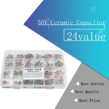 960 peças 24 valor * 40 peças = 960 peças 50v capacitor de cerâmica conjunto sortido + caixa 2024 - compre barato