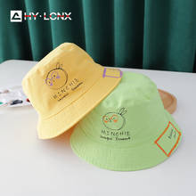 Sombrero de pescador con estampado de dibujos animados para niño y niña, gorra de pescador transpirable de algodón, para viaje al aire libre, Primavera 2024 - compra barato