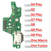 10 шт./лот USB зарядный порт док-станция зарядное устройство разъем плата для Motorola Moto M E3 E4 E4T E5 G3 G4 G5 G6 P30 Play Plus X4 2024 - купить недорого