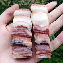 natural quartz stone Taiwan meat stone pork belly stone pork meat bacon stone collection gift 2024 - buy cheap