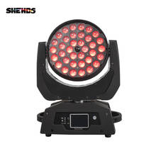 2pcs/lot LED Zoom Wash 36x18W RGBWA+UV Color DMX Stage Touch Screen LED Moving Head Wash Light Good for DJ Disco Party And Clubs 2024 - buy cheap