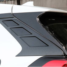 Cubierta de moldura triangular para alerón de ventana trasera Exterior, accesorios para Toyota RAV4 RAV 4 2019 2020, cubierta de pilar de ventana C 2024 - compra barato