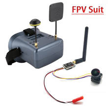 Óculos vr 5.8g fpv, óculos de alta qualidade, 40 canais com bateria de 1/1 ma, com 1.66. 8 polegadas, starlight, hdr, osd, lentes de mm, câmera tvl fpv 2024 - compre barato