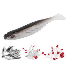 Crankbait 20pcs Soft Bait Worm 70mm Fishing Lures Artificial T Tail Silica Gel Bait Fishing Accessories 2024 - buy cheap