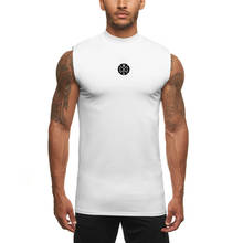Men's Running Vest Tight Compression Sleeveless T Shirt Gym Fitness Trainning Sportswear Male Quick Dry Bodybuliding Tank Top 2024 - buy cheap