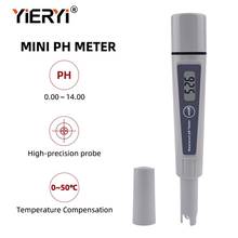 Yieryi-caneta digital de bolso, teste de ph, dentes de 0.0 a ph, para aquários, piscinas e laboratórios 2024 - compre barato