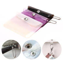 1pcs Waterproof PVC Transparent Women Card Case Business Card Holder Men Credit Card Bag ID Card Mini Wallet Girls Coin Purse 2024 - buy cheap