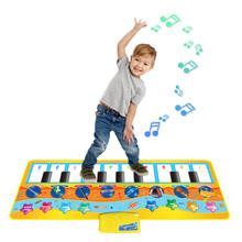 Tapete de brinquedo musical para crianças, 8 tipos de piano musical para crianças, brinquedo educativo 2024 - compre barato