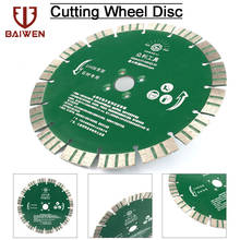 1pc 9inch 230mm Diamond Saw Blade Circular Cutting Disc Segmented Rim Wheels for Concrete Marble Porcelain Tile 25.4mm Hole 2024 - buy cheap