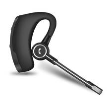 Автомобильные bluetooth наушники Handfree с микрофоном, гарнитура с шумоподавлением, беспроводные Bluetooth бизнес стерео наушники для iPhone oppo 2024 - купить недорого