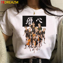 Camiseta de Anime para hombre, camisa con estampado de Anime Oya, Haikyuu, Kuroo, Karasuno, dibujos animados japoneses, Unisex 2024 - compra barato