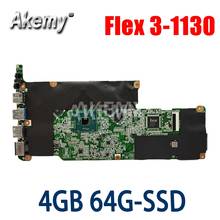 For Lenovo Flex 3-1130  Yoga 300-11IBR laptop motherboard 80LX 80M0 BM5455-Ver 1.3 Mainboard CPU: N3700 N3710 RAM:4GB 64G-SSD 2024 - buy cheap