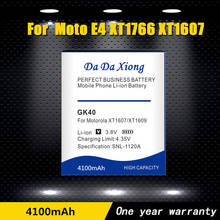 4100mah Battery GK40 For Motorola G4 Play for E4 XT1766 XT1607 XT1609 XT1600 MOT1609BAT SNN5976A Mobile Phone Bateria 2024 - buy cheap