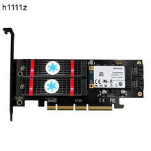 M.2 nvme ssd ngff msata para pci-e x4/x8/x16, adaptador msata 3 em 1 para cartão pci express riser, msata ssd, pcie, m.2 2024 - compre barato