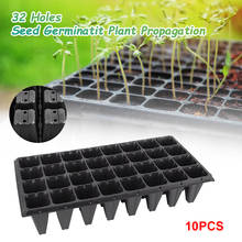 10Pcs 32 Cells Seeding Tray Plastic Nursery Tray Bonsai Flower Pot Green Succulent Plants Pot Garden Grow Box Seeds Growing Box 2024 - buy cheap