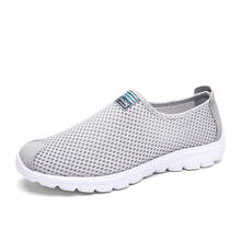 Unisex Summer Breathable Mesh Men Shoes Lightweight Men Flats Fashion Casual Male Shoes Brand Designer Men Loafers 2024 - buy cheap