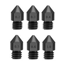 1 Piece Steel Nozzles 3D Printer Parts Reprap MK8 Hardened Steel Nozzle 1.75mm for MK8 Ender 3 CR10 CR10S hotend kit 2024 - buy cheap